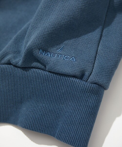 「NAUTICA」 スウェットカットソー MEDIUM ネイビー メンズ_画像9