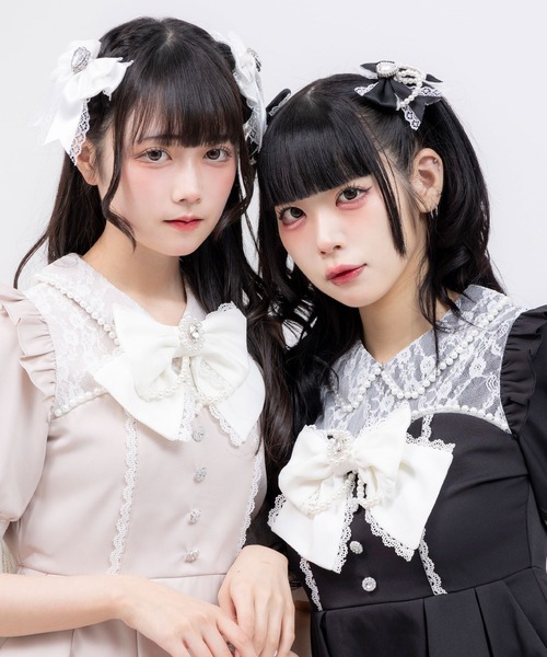 LEONARD 半袖 ワンピース LL ブラック DearMyLove 「DearMyLove」 半袖ワンピース LL ブラック系その他