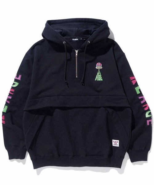 XLARGE（エクストラ ラージ） プルオーバーパーカー L ブラック メンズ