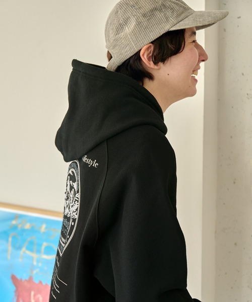 「THE CRAFT CREW PRODUCTS」 プルオーバーパーカー M ブラック メンズ_画像3
