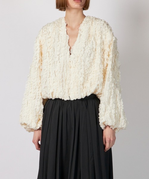 clane ブラウス セール】RUFFLE NECK BLOUSE（シャツ/ブラウス）｜CLANE（クラネ）の