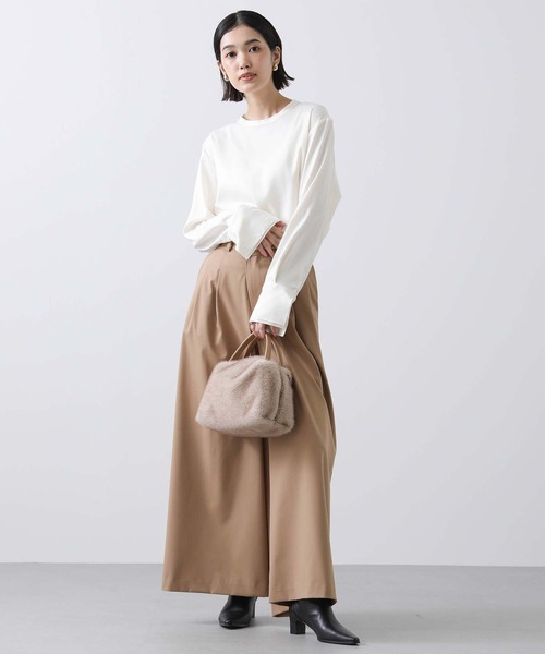 「Gready Brilliant」 「lusteek」長袖ブラウス 38 アイボリー レディース_画像2