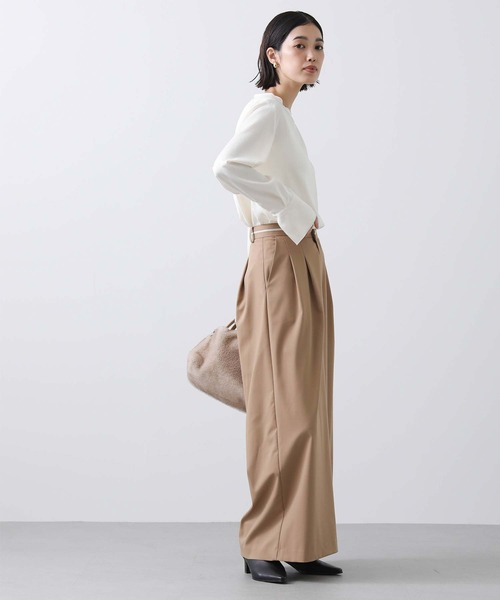 「Gready Brilliant」 「lusteek」長袖ブラウス 38 アイボリー レディース_画像3