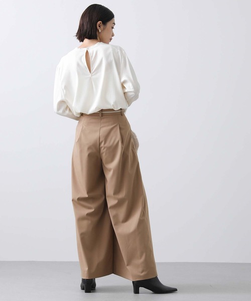 「Gready Brilliant」 「lusteek」長袖ブラウス 38 アイボリー レディース_画像4