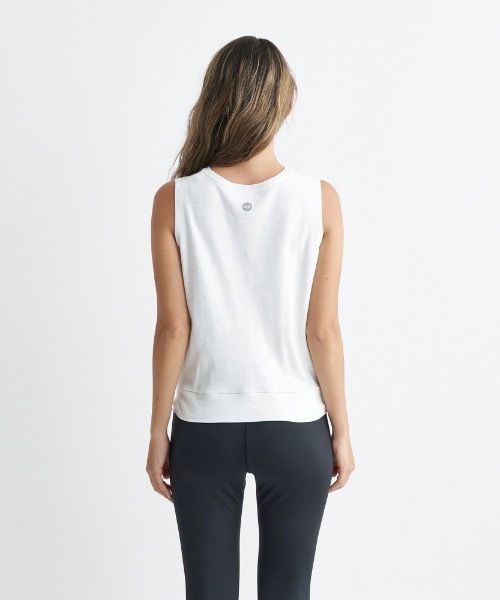「ROXY」 ノースリーブトップス MEDIUM グレー レディース_画像5