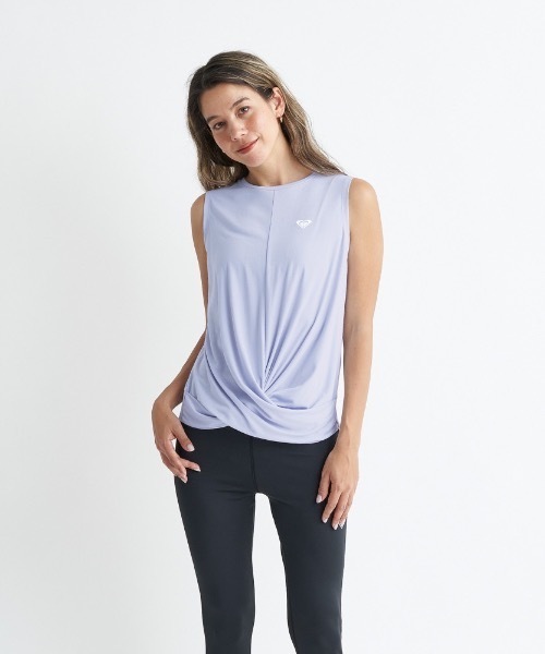「ROXY」 ノースリーブトップス MEDIUM グレー レディース_画像6