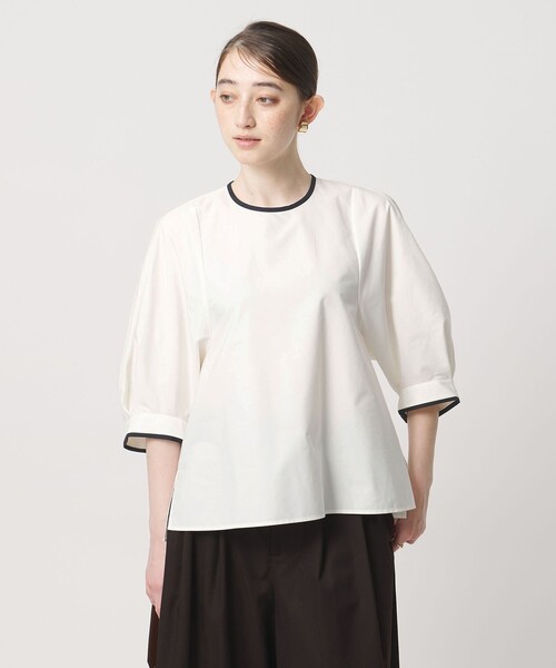 ユナイテッドアローズ UNITED ARROWS ブラウス ホワイト Ｔシャツ UNITED ARROWS（ユナイテッドアローズ） ブラウス シャツ 半袖