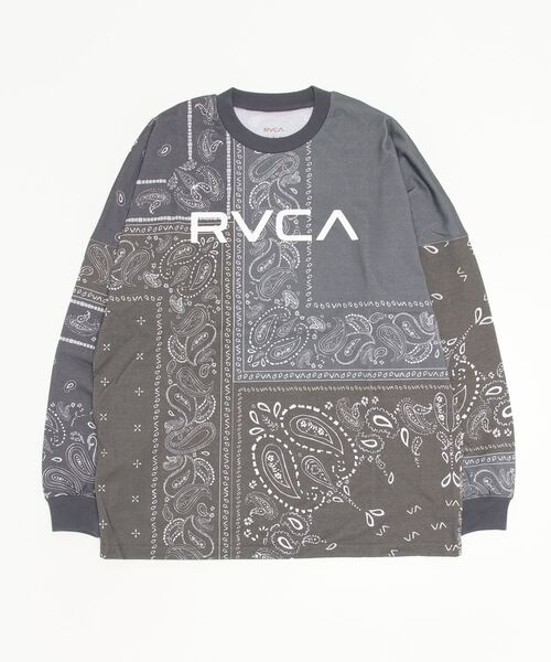 「RVCA」 長袖Tシャツ X-LARGE ブラック メンズ_画像6