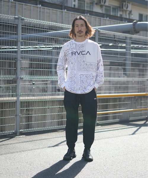 「RVCA」 長袖Tシャツ X-LARGE ブラック メンズ_画像8