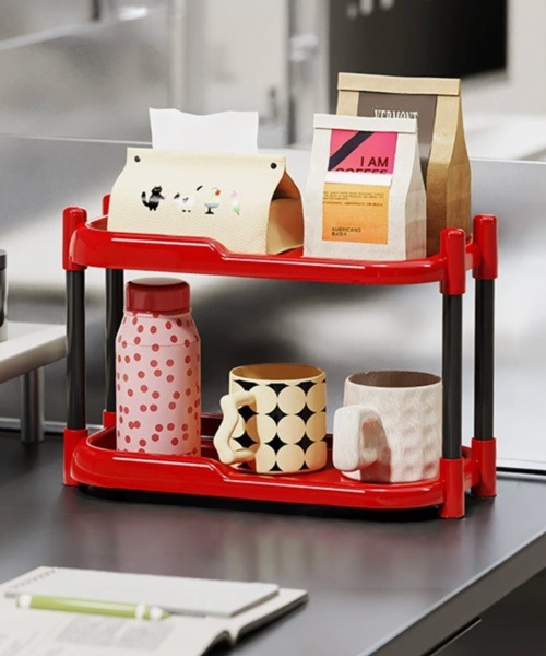 Ein（アイン） 収納 Ein/「2段ミニラック」スタッキングシェルフ