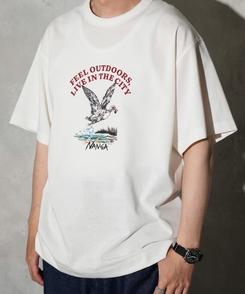 NANGA（ナンガ） tシャツ ECO HYBRID DUCK VINTAGE TEE エコ