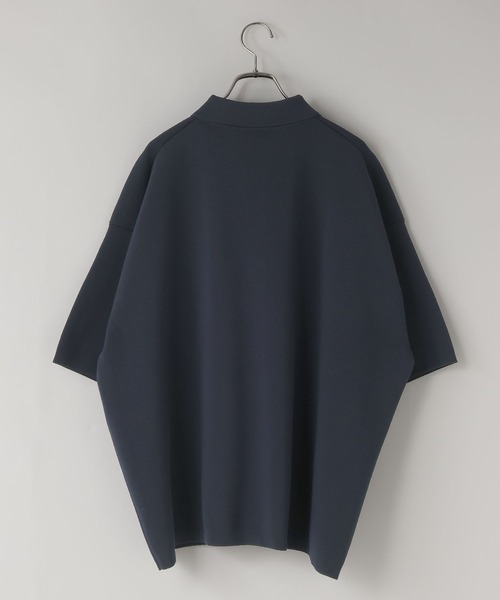 「LOWRYS FARM」 半袖ニット MEDIUM グレー メンズ_画像2