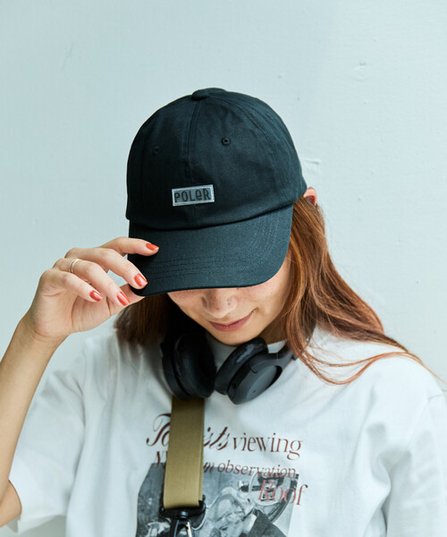 「POLeR」 キャップ ONE SIZE ネイビー メンズ_画像4