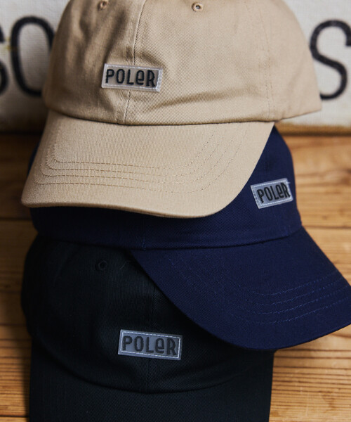 「POLeR」 キャップ ONE SIZE ネイビー メンズ_画像5