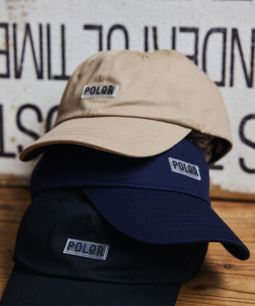 「POLeR」 キャップ ONE SIZE ネイビー メンズ_画像6