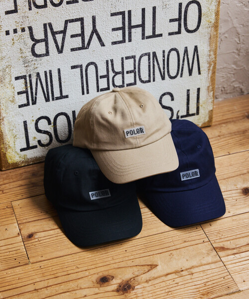 「POLeR」 キャップ ONE SIZE ネイビー メンズ_画像8