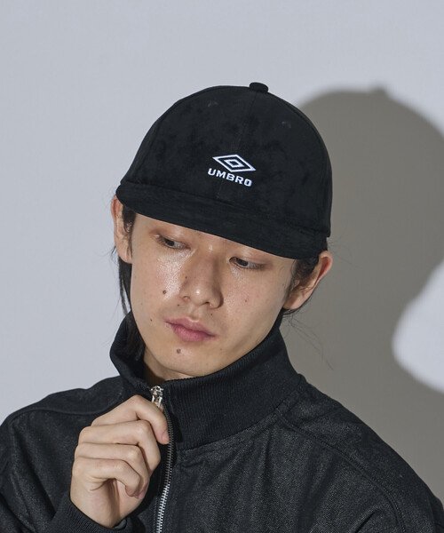【umbro×fekete】cap / ジェットキャップ umbro（アンブロ） キャップ 帽子 メンズ SP Brushed Flat Visor Cap