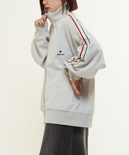 「CONVERSE TOKYO」 ジャージブルゾン 3 ブラック メンズ_画像5