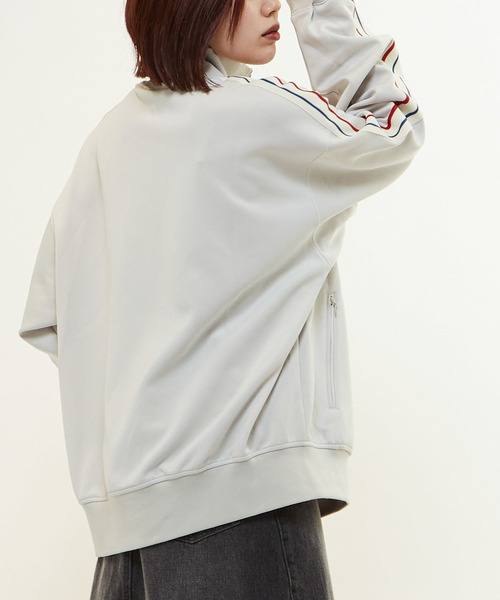 「CONVERSE TOKYO」 ジャージブルゾン 3 ブラック メンズ_画像6