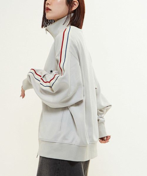 「CONVERSE TOKYO」 ジャージブルゾン 3 ブラック メンズ_画像7