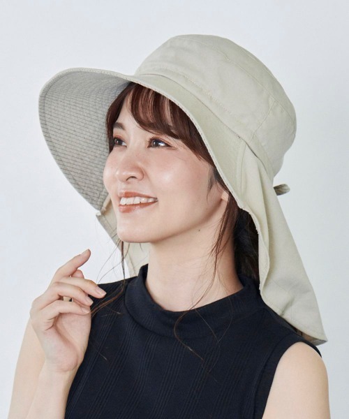 ミーア ハット milsa 帽子 ハット LM サイズフリー ギャザーハット レディース