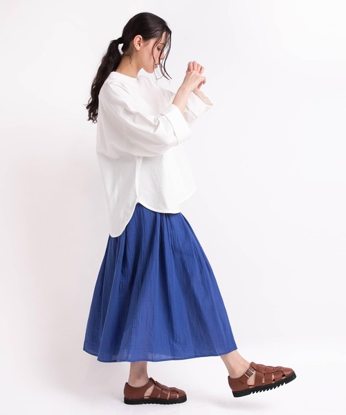 tシャツ M1820 26/-リサイクルプレーティング五分袖プルオーバー レディース | RNA-N | 16