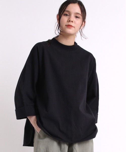 tシャツ M1820 26/-リサイクルプレーティング五分袖プルオーバー レディース | RNA-N | 17
