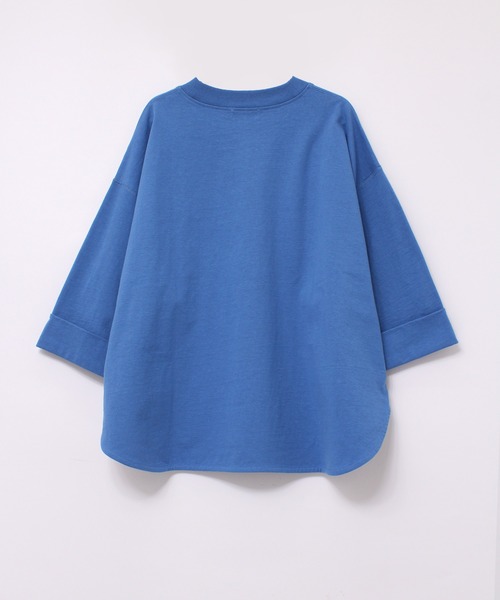 tシャツ M1820 26/-リサイクルプレーティング五分袖プルオーバー レディース | RNA-N | 04