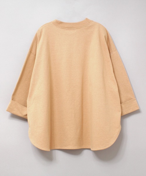 tシャツ M1820 26/-リサイクルプレーティング五分袖プルオーバー レディース | RNA-N | 07