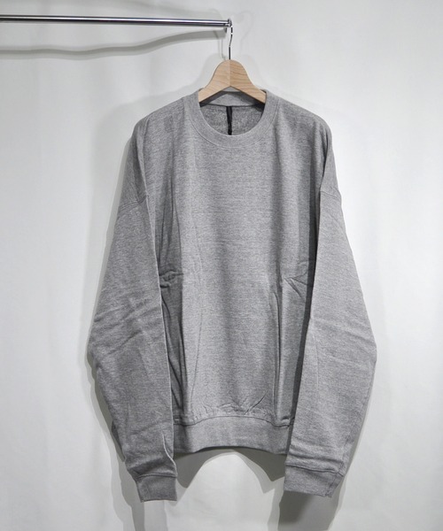 『希少Sサイズ❗️』stone  トレーナー　裏起毛　グレー　厚手 おしゃれスタ トレーナー スウェット 裏起毛スウェット「IR
