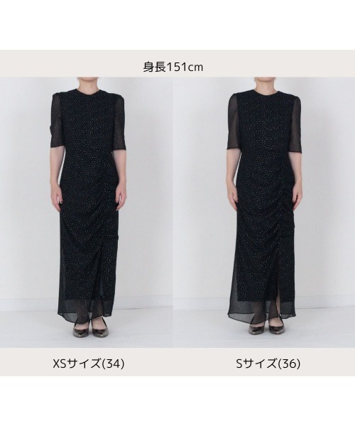 kaene（カエン） ドレス ラメドビースリットドレス : ZOZOTOWN Yahoo