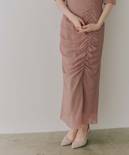 kaene（カエン） ドレス ラメドビースリットドレス : ZOZOTOWN Yahoo