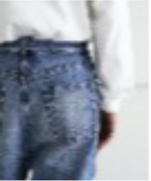 yass BELTED DENIM TROUSER USED 