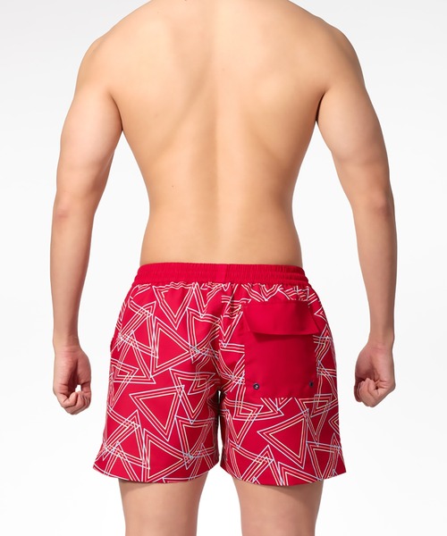 水着 SWIMWEAR/Triangle Line Surf Shorts メンズの画像