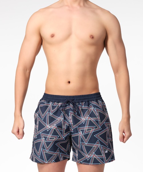 水着 SWIMWEAR/Triangle Line Surf Shorts メンズの画像