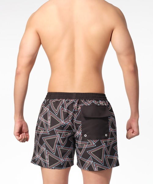 水着 SWIMWEAR/Triangle Line Surf Shorts メンズの画像