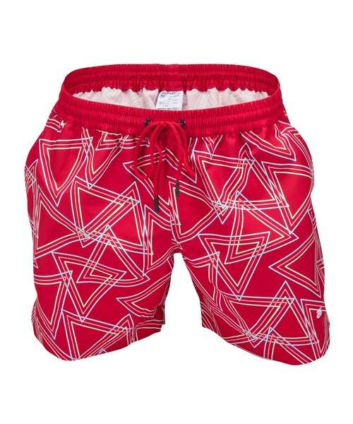 水着 SWIMWEAR/Triangle Line Surf Shorts メンズの画像