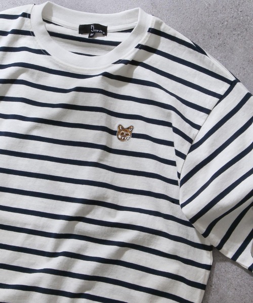 ZIP FIVE（ジップ ファイブ） tシャツ 「ZIP FIVE」動物刺繍 ワン