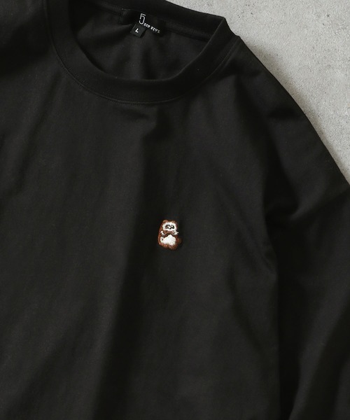 ZIP FIVE（ジップ ファイブ） tシャツ 「ZIP FIVE」動物刺繍 ワン