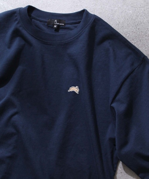 ZIP FIVE（ジップ ファイブ） tシャツ 「ZIP FIVE」動物刺繍 ワン