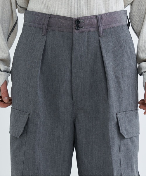 カーゴパンツ 「ANEI」IMI MIL PANTS 2-TONE メンズ : ZOZOTOWN Yahoo