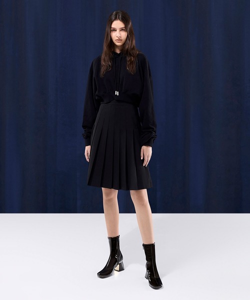 CHARLES ＆ KEITH アンクルブーツ メタリック CHARLES ＆ KEITH ブーツ メタリック トラペーズヒールアンクル