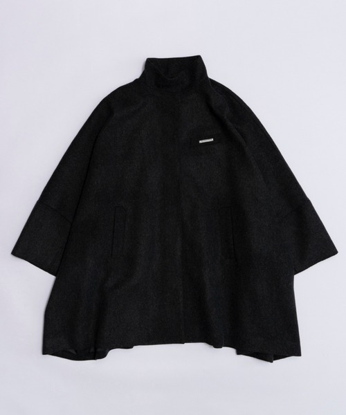 ポンチョ スーパー140ウールポンチョコート / Super 140 Wool Poncho 