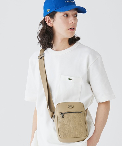 LACOSTE（ラコステ） ショルダーバッグ NOMOGRAMME スプレットレザー