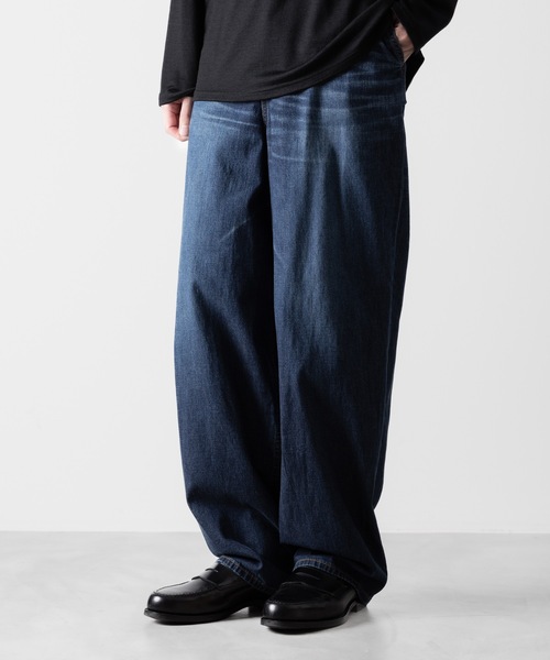 ATO ジーンズ WASHED WIDE DENIM メンズ : ZOZOTOWN Yahoo!店