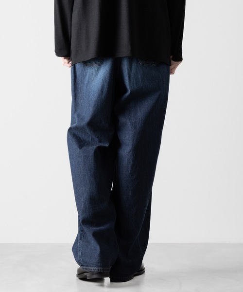 ATO ジーンズ WASHED WIDE DENIM メンズ : ZOZOTOWN Yahoo!店