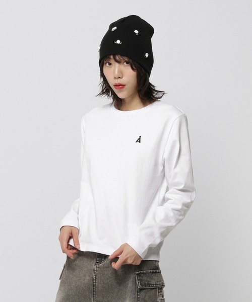 ALAND tシャツ 「UNISEX」ALAND／ワッペンロゴ長袖Tシャツ