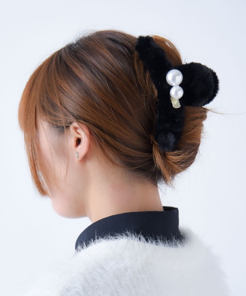 ユカリ 特大ぽんぽん.ヘアクリップ さらふわファー 韓国 他合計14点