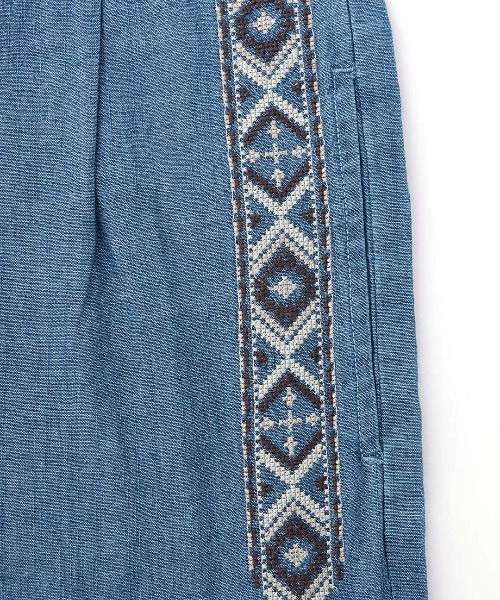 チチカカ サロペット オーバーオール Rico 刺繍デニムサロペット