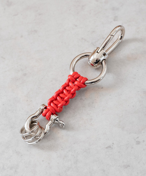 SENTI（センティ） キーホルダー センティ / LEATHER BRAID KEY HOLDER